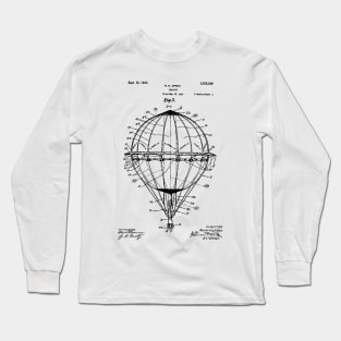 Hot Air Balloon (white) Long Sleeve T-Shirt